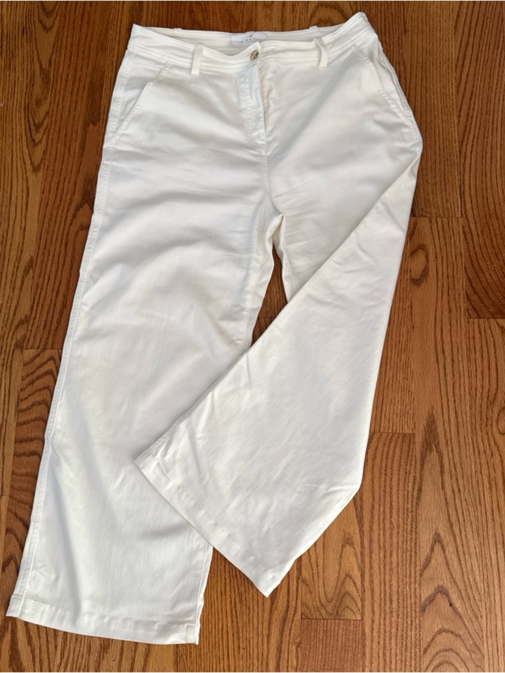 Trina Turk White Wide Leg Pants